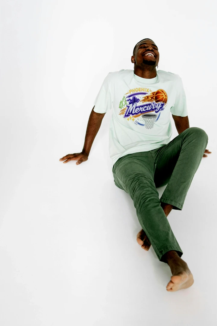 T-shirt Supporter Phoenix Mercury Neon Glow